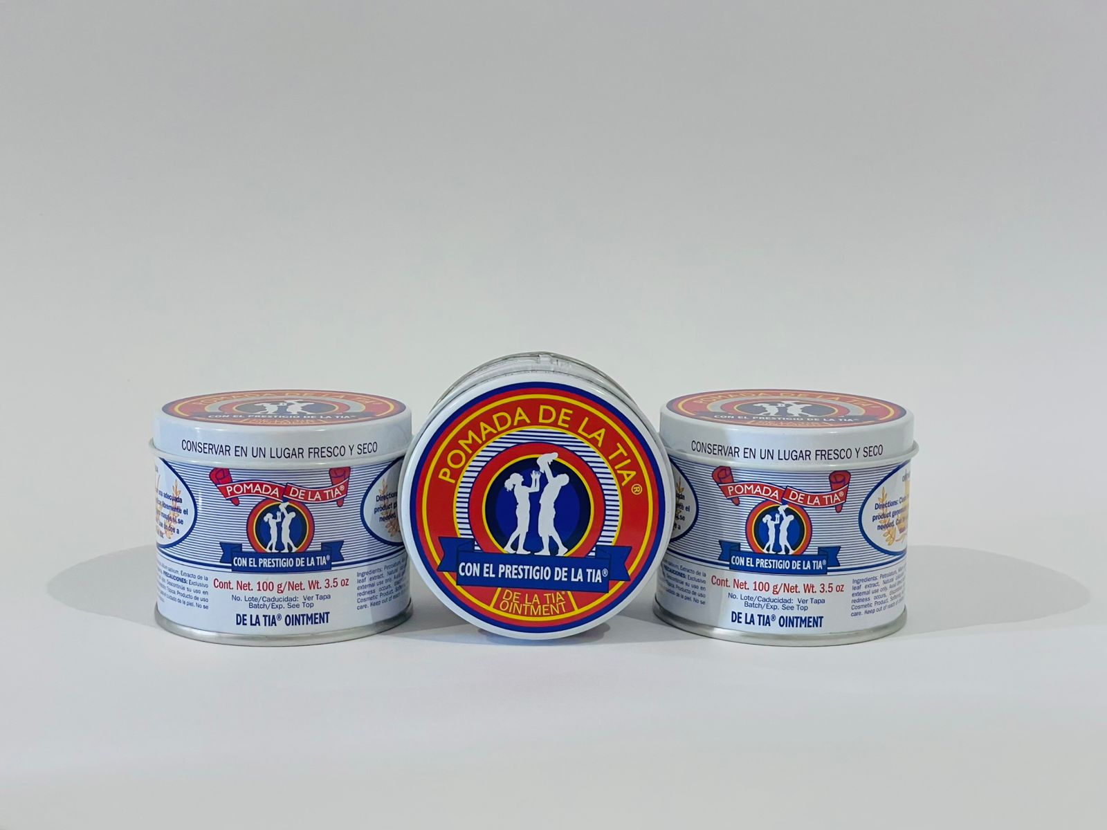 Pomada DE LA TIA, 3x100g, Fórmula para Uso Humano